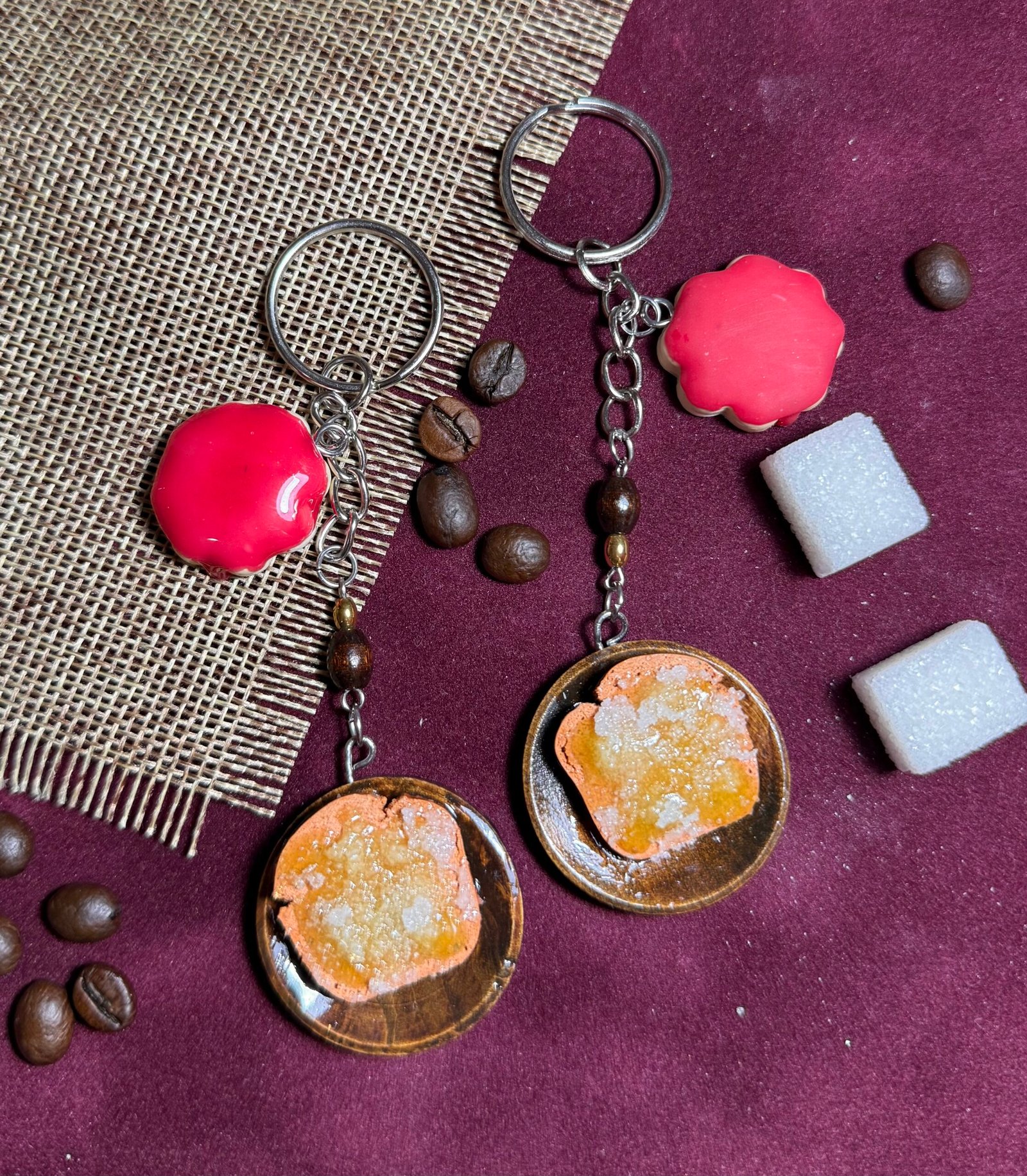 Bukë me vaj, sheqer, kurabie keychain - Image 4