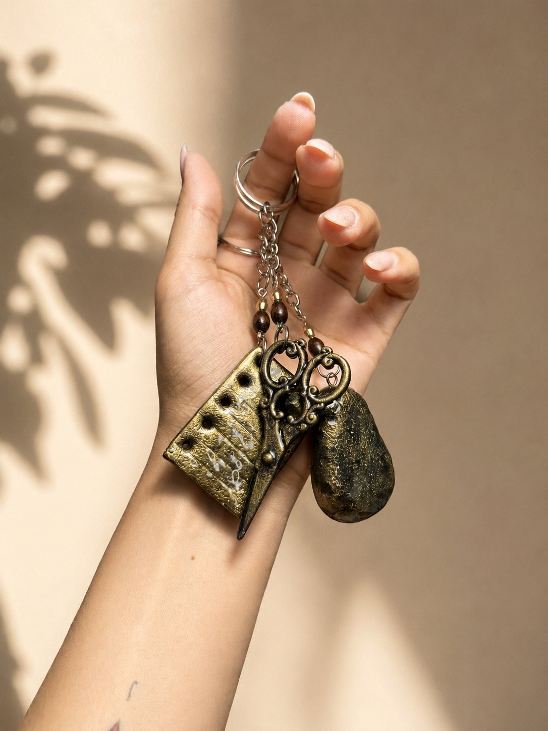 Guri Letra dhe Gershera Keychain